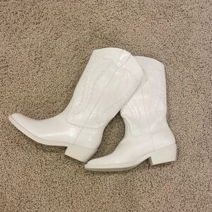 White Cowboy Boots